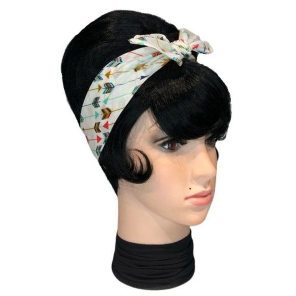 Bohemian Chic Colorful Arrow Bandana Tie Headband - Picture 4 of 13